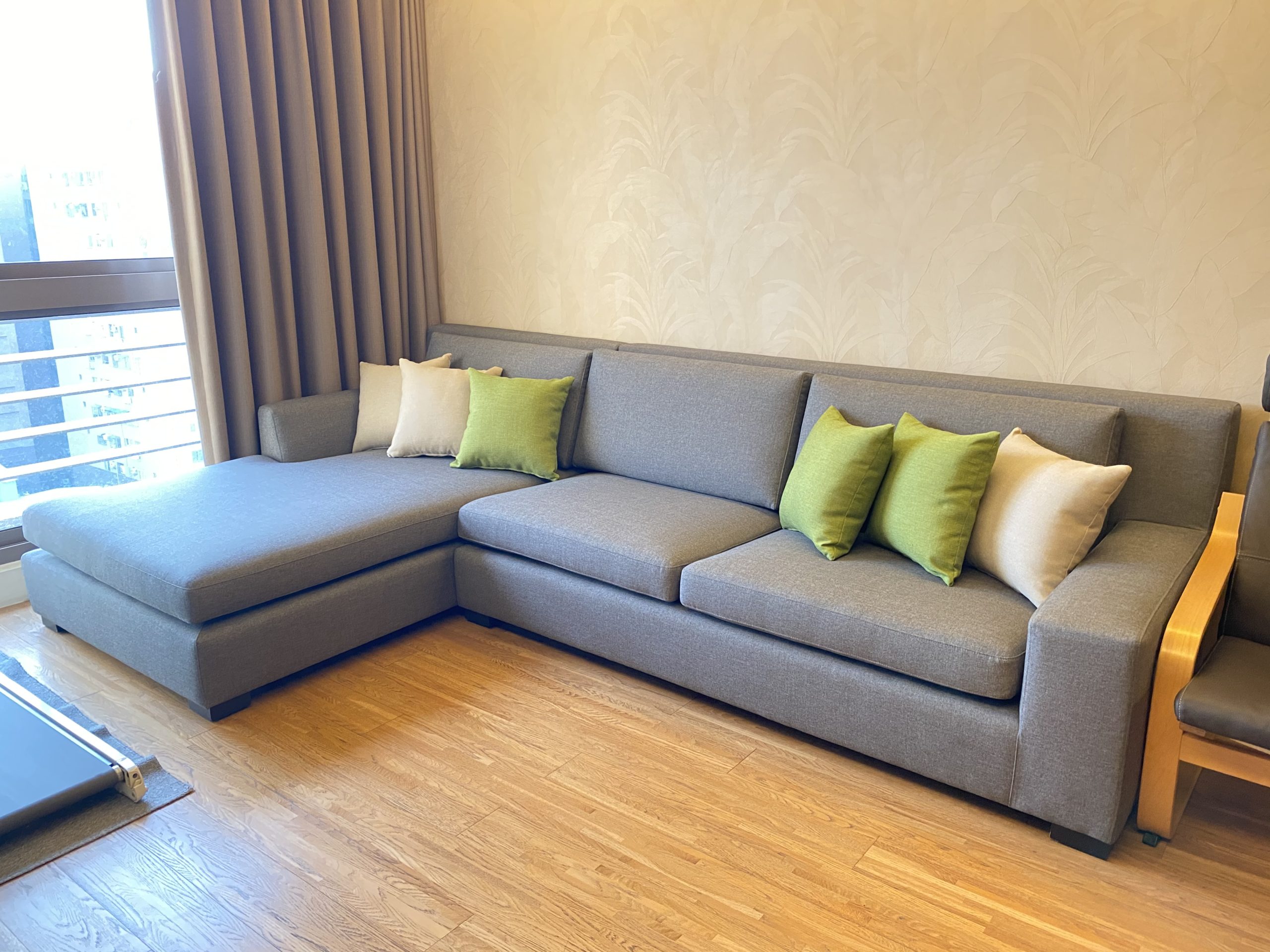 【客戶案例分享】台中西區ｌ型沙發翻修分享