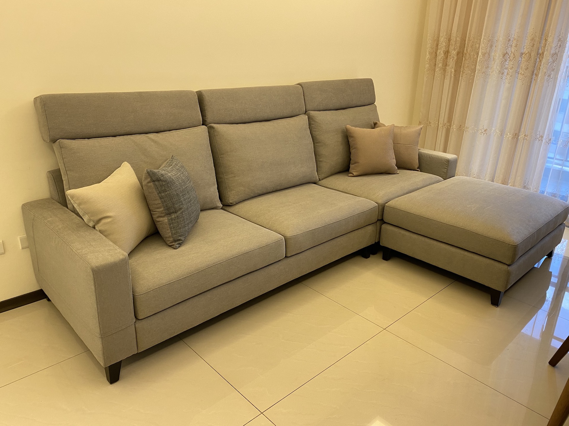 【客戶案例分享】台中市北屯區Ｌ型沙發訂製