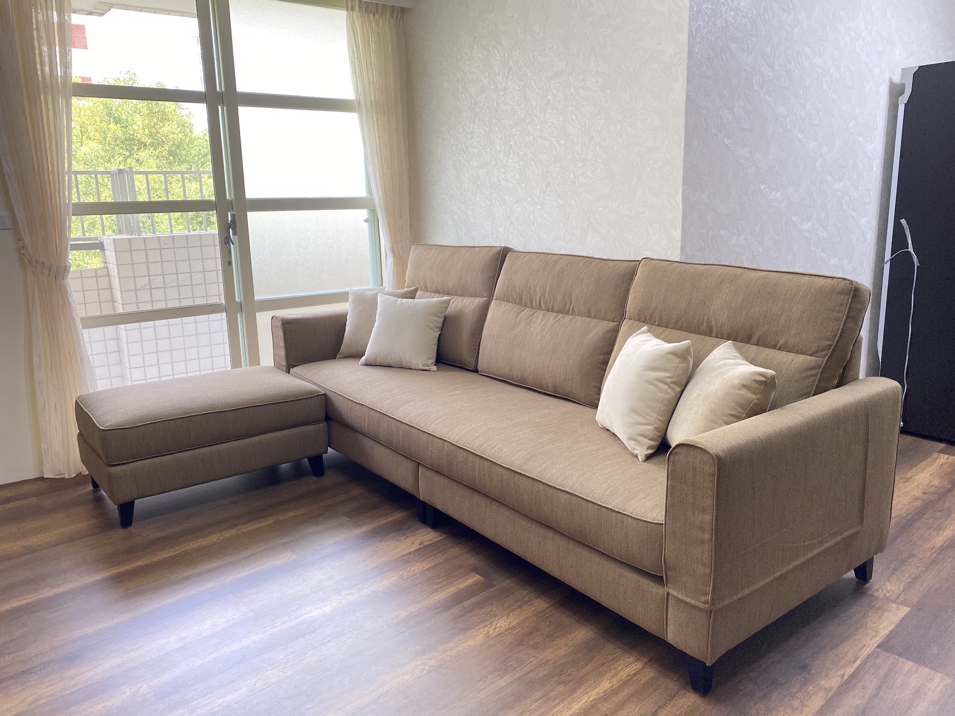 【客戶案例分享】台中太平L型沙發訂製分享