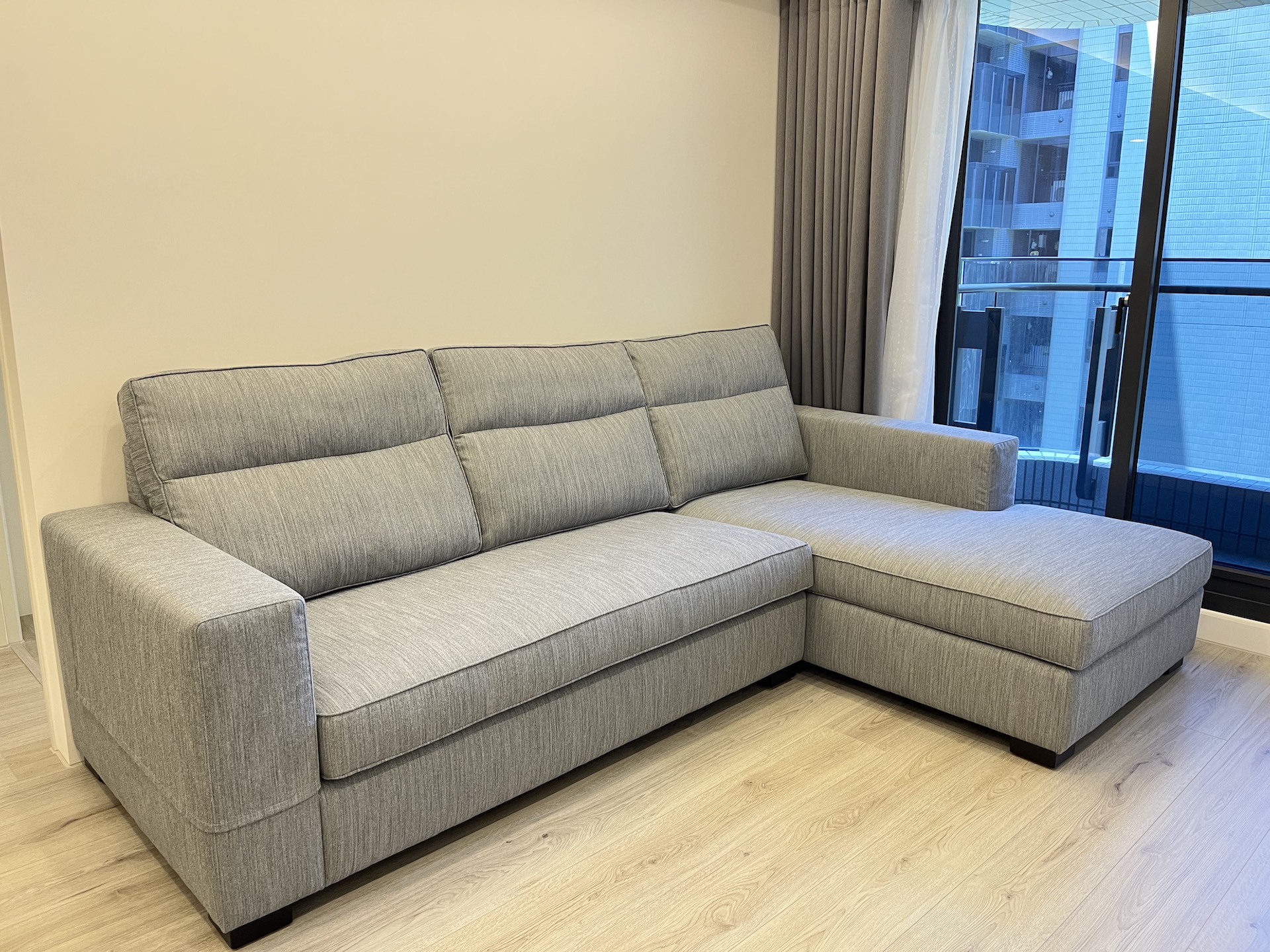 【客戶案例分享】台中太平L型沙發訂製