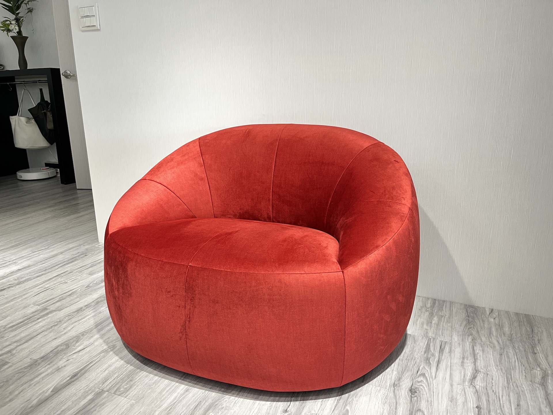 【客戶案例分享】單人弧形造型沙發分享