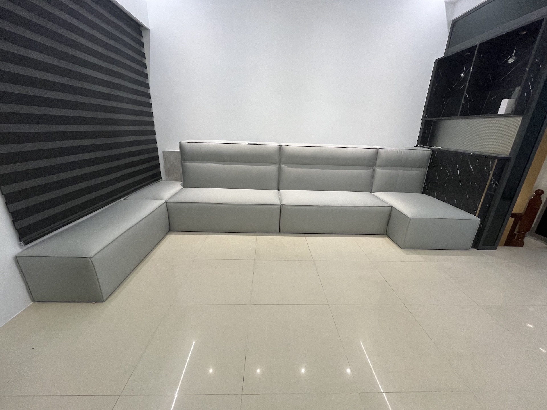 【客戶案例分享】台中東區Ｌ型造型沙發訂製
