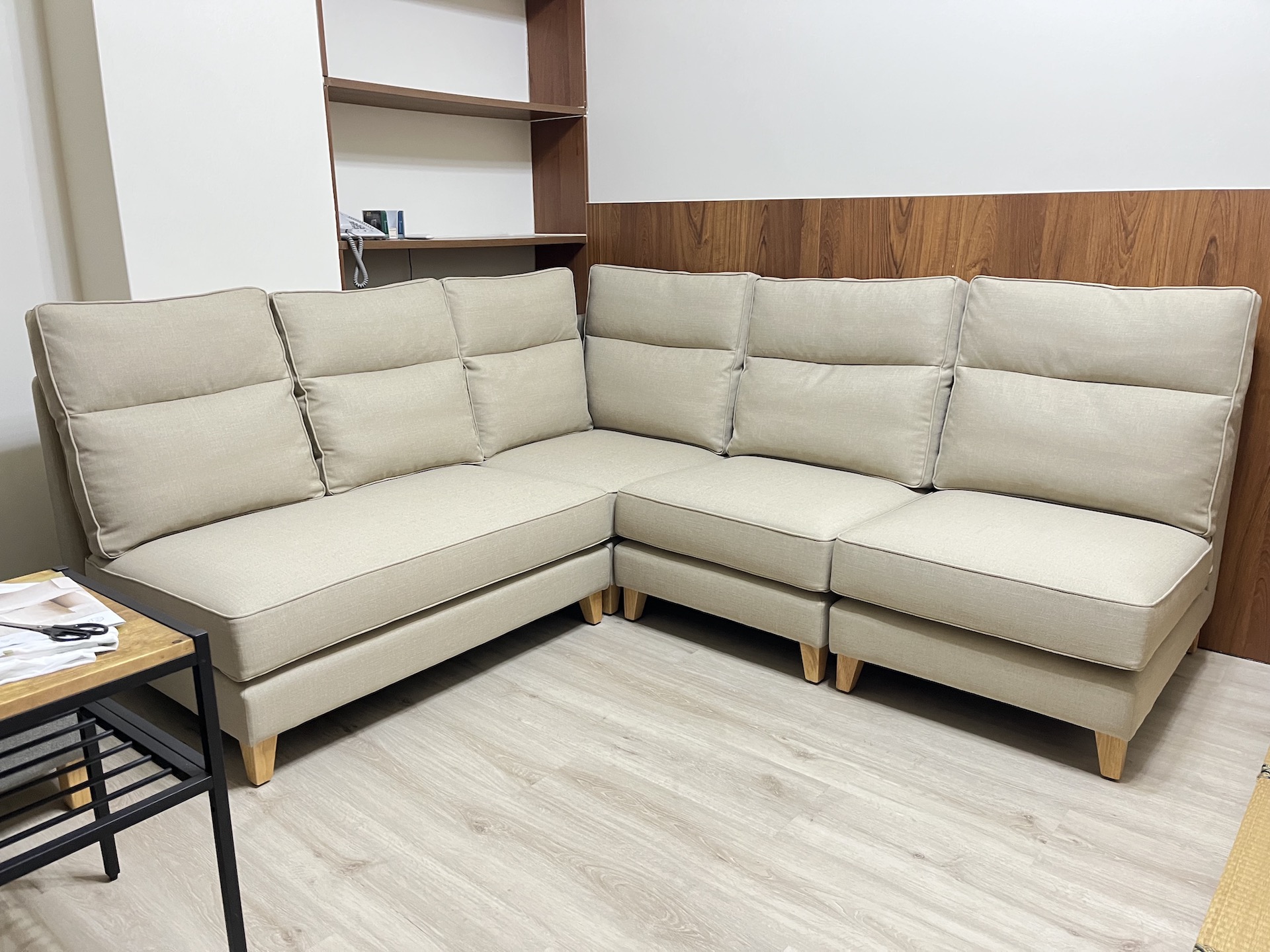 【客戶案例分享】台中西區模組式布沙發訂製