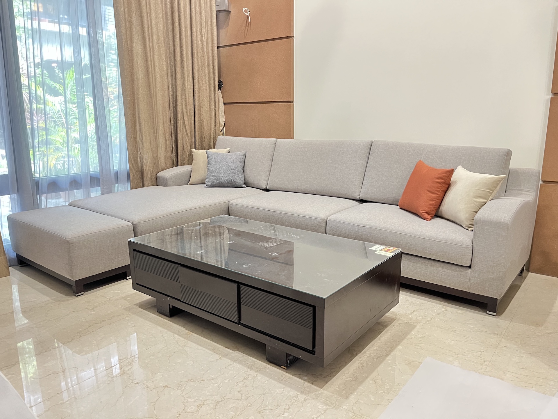【客戶案例分享】台中市西區Ｌ型沙發更換涼感布