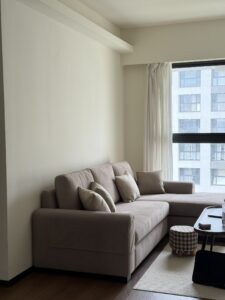 【世昌沙發｜台中沙發訂製】台中大里低背圓弧扶手貓抓布沙發推薦