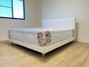 【世昌沙發｜台中床組訂製】台中太平6尺彈簧床墊及貓抓皮床組訂製
