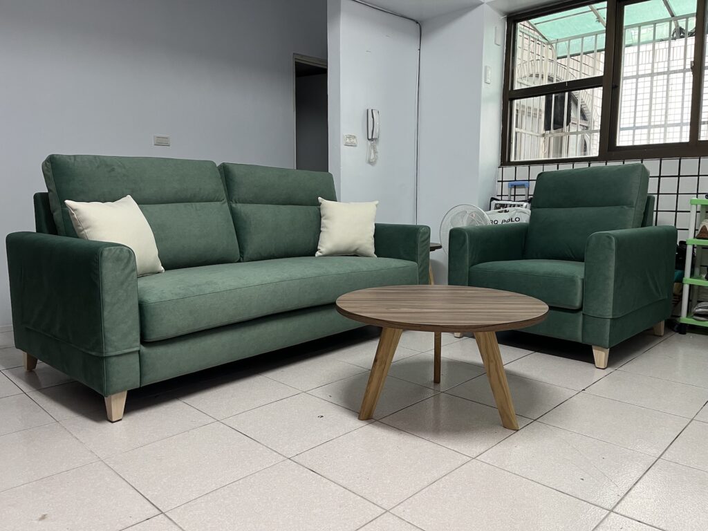 【世昌沙發｜台中訂製沙發】太平1+3人座高背貓抓布沙發