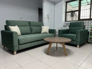 【世昌沙發｜台中訂製沙發】太平1+3人座高背貓抓布沙發