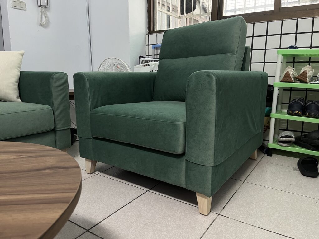 【世昌沙發｜台中訂製沙發】太平1+3人座高背貓抓布沙發