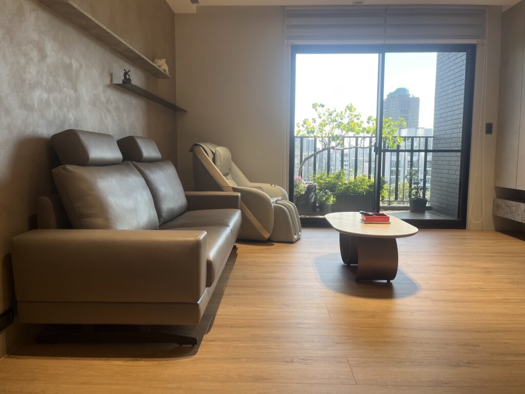 【台中訂製沙發】北屯NAPPA半苯染牛皮沙發訂製